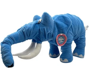 Vtg Ringling Bros Barnum & Bailey Circus Blue Plush Elephant 27" Stuffed Animal - Picture 1 of 13