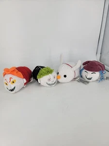 Disney Tsum Tsum Nightmare Before Christmas Plush Set 4 Zero Lock Barrel Shock - Picture 1 of 6