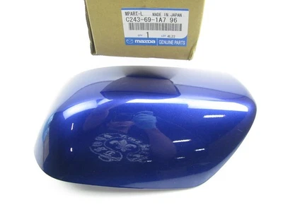 NEW GENUINE Left Side Mirror Cap Cover Aurora Blue OEM 2007-2009 Mazda CX-7 - Image 1 of 3