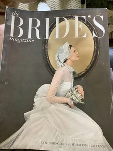 Vintage Frühling Sommer 1950 Braut Zeitschrift Hochzeit Paris Designs - Bild 1 von 8