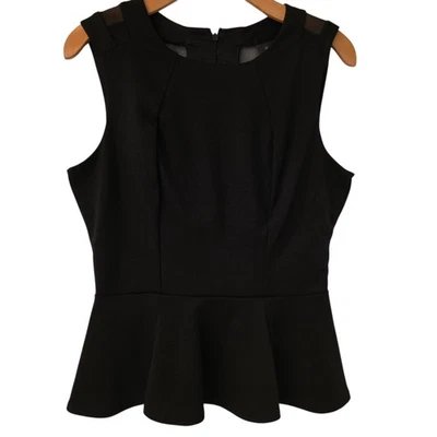 Y2K Mossimo черный Майка Moto вид гранж размер M сетки плечи назад - Изображение 1 из 4