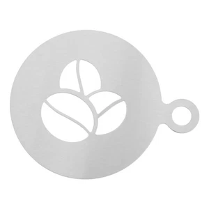 Plantilla de molde de café con leche plantilla de capuchino de acero inoxidable - Imagen 1 de 12