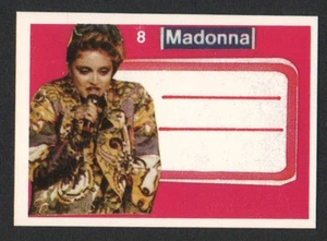 Madonna Sticker from Sticker Album from TV Stars Album 1984 ISRAEL No.8 - Picture 1 of 2