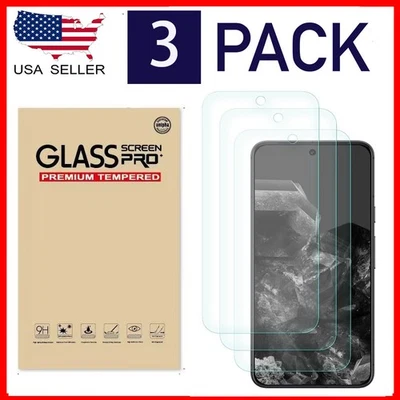 3Pack Tempered Glass Screen Protector for Google Pixel 9/ Pixel 10 - Image 1 of 4