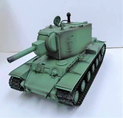 1 16 Tank Radio Control Soviet KV2 Gigant Henr39491 24G Board 70 Gun Barrel Japa - Image 1 of 4