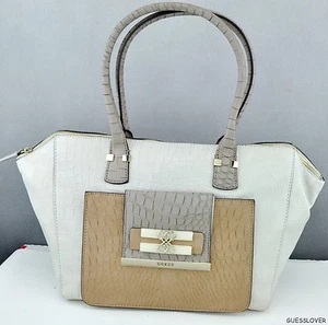 Nuevo Bolso genuino GUESS Maluca Hobo Mujer Stone Multi NeuF - Picture 1 of 5