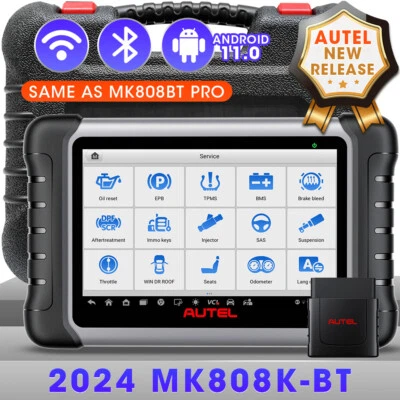 2025 Autel MK808K-BT MK900 CAR OBD2 Diagnostic Tool Scanner ALL SYSTEM IMMO DE - Image 1 of 4
