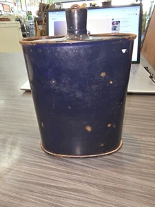 Vintage WWII Blue Enamel Water Canteen - Australian? - Picture 1 of 3
