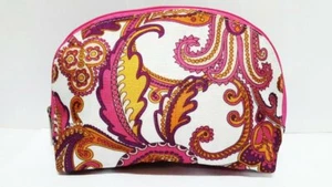 CLINIQUE - Zippered Cosmetic/Make-up BAG/POUCH - Paisley Floral - Picture 1 of 2