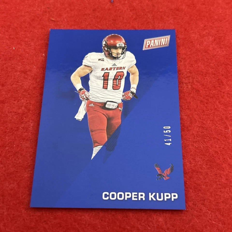 2022 Panini Father's Day Cooper Kupp #38 Blue (#’d 41/50) - Image 1 of 4