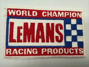 Lemans Racing Products Vintage Patch NOS Snowmobile Racing Oil World Champion - Bild 1 von 3
