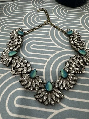 16" New Baublebar Collar Statement Necklace Gift Vintage Art Deco Women’s Lovely - Image 1 of 4