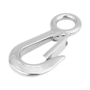 ZZ1 304 Stainless Steel Large Cargo Hook Working Load Capacity Crane Hook 0.3T - Picture 1 of 10