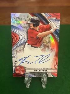 2024 Bowmans Best Kyle Teel Refractor On Card Auto Red Sox - Picture 1 of 2