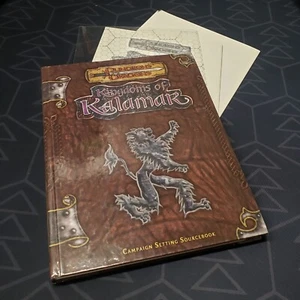 Kingdoms of Kalamar: Campaign Setting (Hardcover RPG Book) D&D 3E Kenzer & Co. - Foto 1 di 1