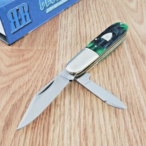 Rough Ryder Bluegill Barlow Pocket Knife Stainless Blades Jigged Bone Handle - Picture 1 of 14