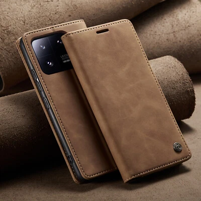 Para Xiaomi 13/13 Pro Lujo Retro Abatible Cuero Billetera Ranuras para Tarjetas Estuche Cubierta Foto 1 de 4