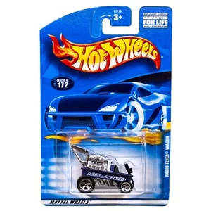 Hot Wheels #172 Radio Flyer Wagon Purple 5SP Wheels 2001 New On Card - Picture 1 of 2