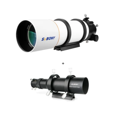 SVBONY SV48P 2“ 90/500mm Telescopes F5.5 Refractor OTA W/ SV106 50mm Guide Scope - Image 1 of 4