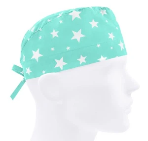 Cappello scrub uomo, cappello chirurgico, berretto da infermiera, cappelli scrub nuovi di zecca, berretti scrub stelle - Foto 1 di 3