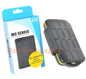 JJC Anti-shock Memory Card Case for 4 x SD & 8 x Micro SD cards "US Seller" - Picture 1 of 7