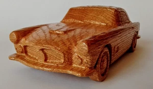 MASERATI 3500 GT 1:16 WOOD CAR SCALE MODEL COLLECTIBLE REPLICA OLDTIMER CLASSIC - Picture 1 of 10