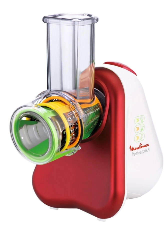Moulinex Fresh Express 3in1 Zerkleinerer - Rot/Weiß