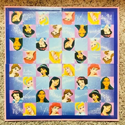 Disney Princess Checkers Board Game Replacement Board Only - Image 1 of 2
