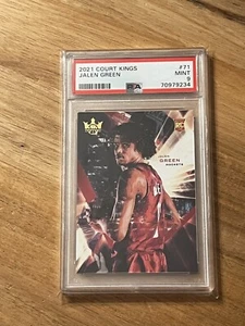 Jalen Green - 2021-22 Court Kings Rookie RC Card #71 PSA 9 MINT - Picture 1 of 2