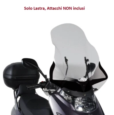 KAPPA Parabrezza senza Attacchi 67 X 58Cm Per Kymco Dink 200i 2006-2016 - Immagine 1 di 3
