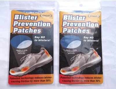ENGO Blister Prevention Patches Plasters Intro Pack 4 Large Ovals Sore Feet NEW