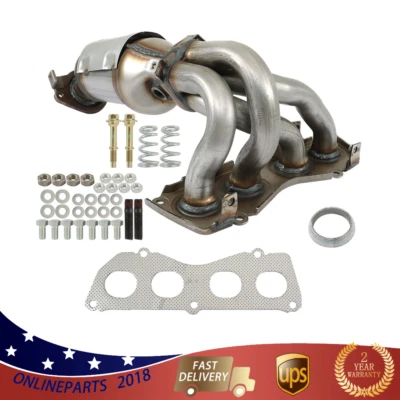 Convertidor catalítico colector para Toyota Camry 2,5 L 2012 2013 2014 2015 2016 2017 Foto 1 de 4