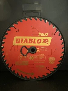 NEW Diablo Finish / Plywood 7 1/4 with 40 teeth # D0740 Wet Lumber - Picture 1 of 3