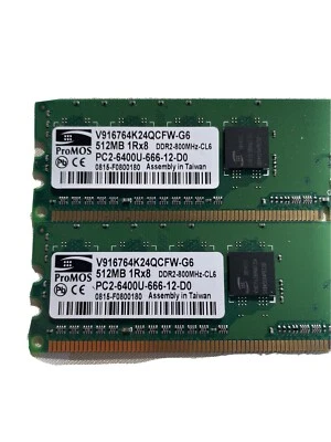 2 X 512mb sdram - Image 1 of 3