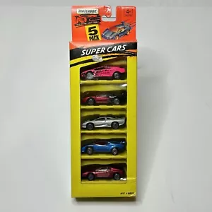 Matchbox Super Cars 1994 paquete de 5 autos deportivos años 90 vintage diecast - Imagen 1 de 8