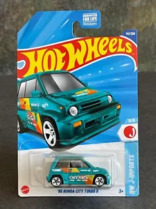 2025 Hot Wheels F Case Treasure Hunt J-Imports = '85 HONDA CITY TURBO II - Picture 1 of 8