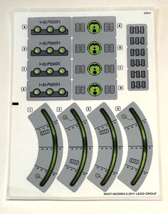 Lego Sticker Sheet for 7065 Alien Mothership, New & 100% Genuine - Picture 1 of 1
