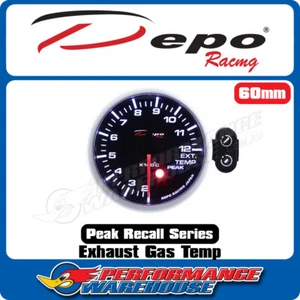 Depo Racing Exhaust Gas Temp Stepper Motor Gauge 60mm, Race, Drift, Performance - Picture 1 of 5