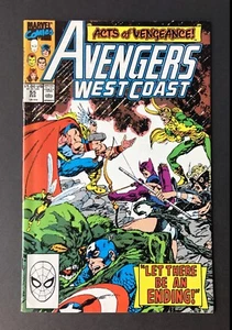 WEST COAST AVENGERS #55 (1990) -1ST DARK SCARLET WITCH- (VF+ & UNREAD) •MARVEL• - Picture 1 of 10