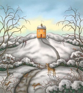 Paul Horton When Snow Falls Nature Listens Limited Edition Giclee print - Picture 1 of 1