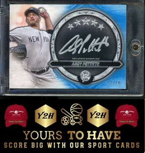 2021 Topps Five Star #SS-AP Andy Pettitte Silver Signatures Blue #/20 - Picture 1 of 2