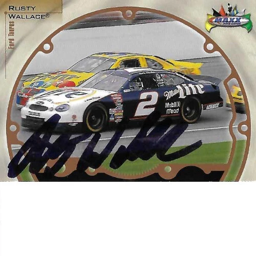 RUSTY WALLACE SIGNED 1999 MAXX RACING #44 - NASCAR - Image 1 of 1