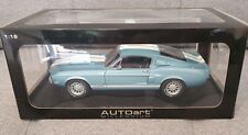1/18 AUTOART 72907 1967 Ford Shelby Mustang GT500 Blue biante as new