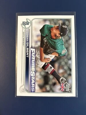 Logan Gilbert 2022 Topps UK Edition Seattle Mariners #217 Future Stars RC - Image 1 of 2