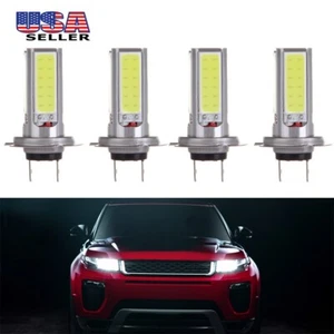 For 4x LED 6000K Ultra White 60W COB Light Bright H7  DRL Backup Lamp Car Bulbs - Picture 1 of 4
