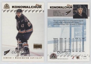 2001-02 Pacific Adrenaline Premiere Date /62 Steve Konowalchuk #199