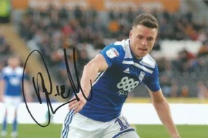 BIRMINGHAM: KERIM MRABTI SIGNED 6x4 ACTION PHOTO+COA - Picture 1 of 1