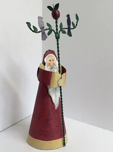 Weihnachtsmann Weihnachten Blechfiguren Primitive Country Holiday - Bild 1 von 12