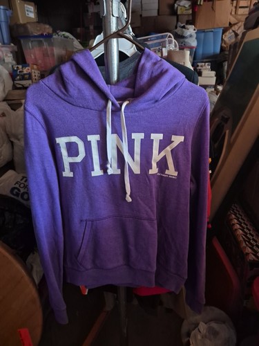 UNDERCOVER Victoria Secret Felpa Rosa con Cappuccio Donna Grande