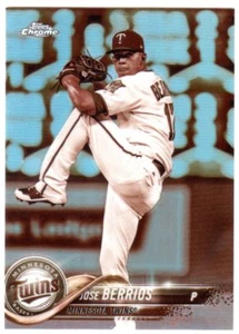 2018 Topps Chrome #187 JOSE BERRIOS 'SEPIA REFRACTOR' - Picture 1 of 1